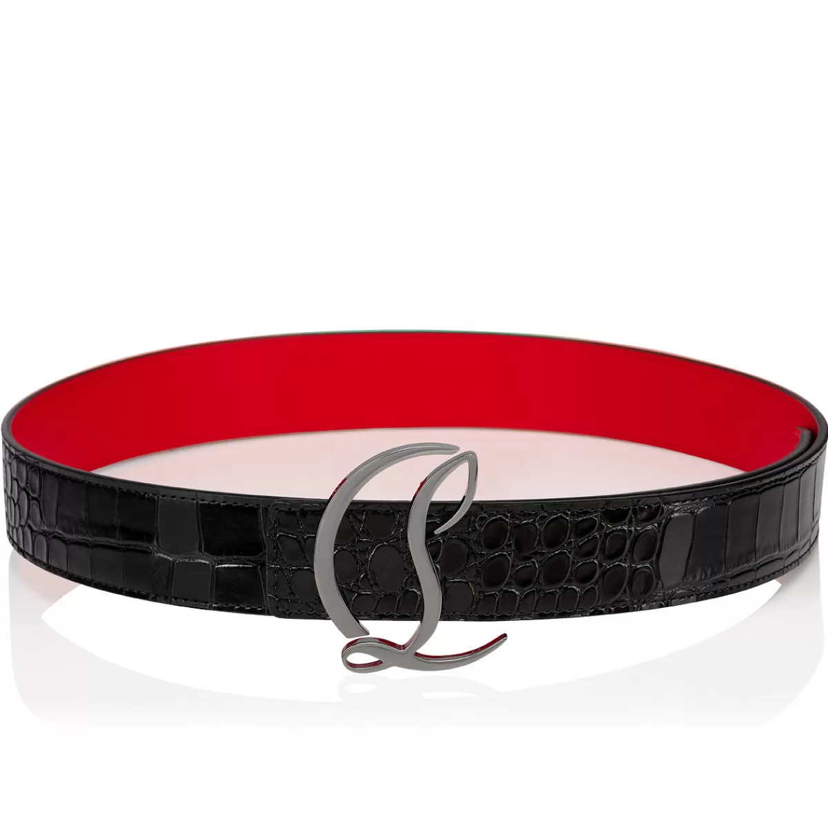 Women Christian Louboutin CL Logo Belt