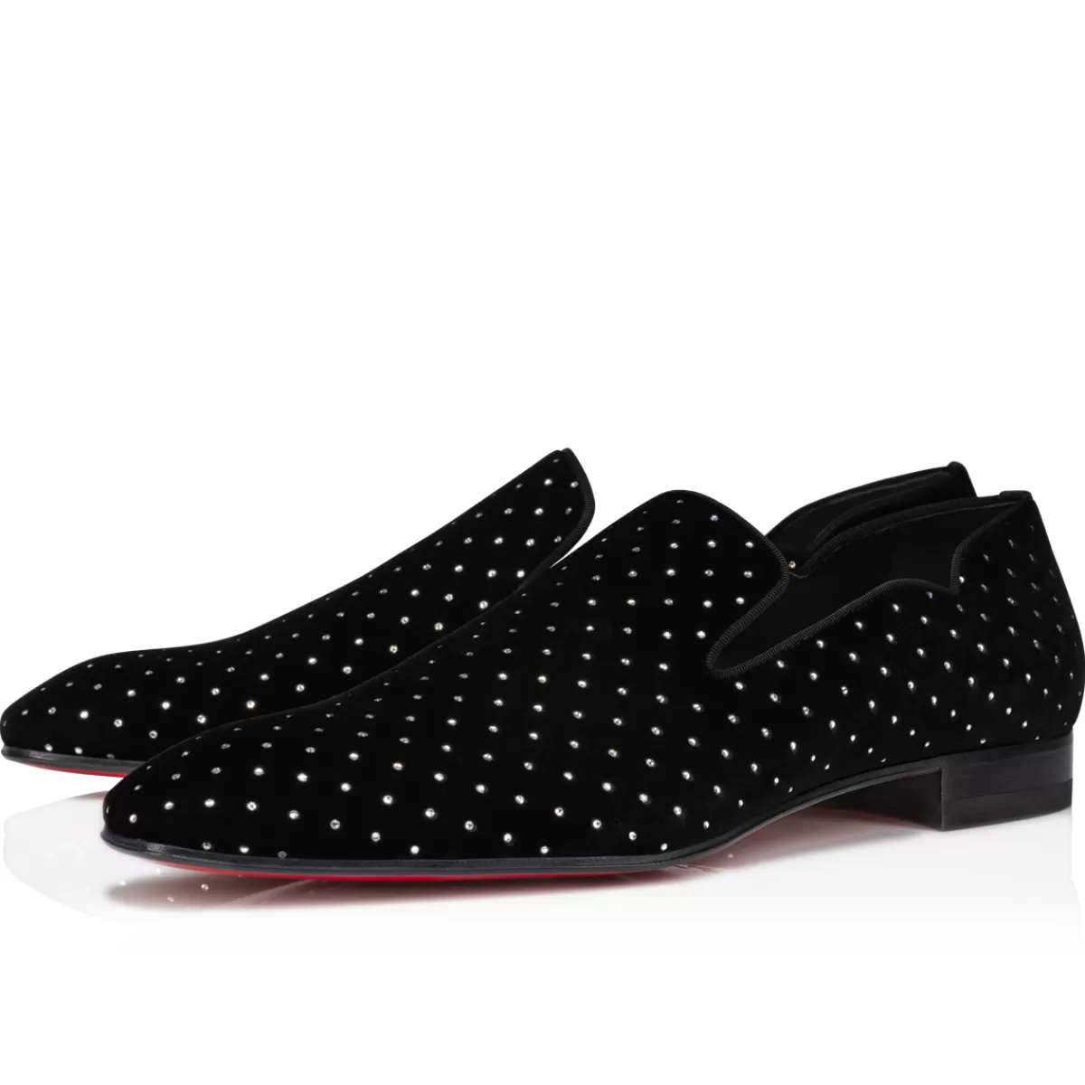 Christian Louboutin Dandy Chick Plum Strass