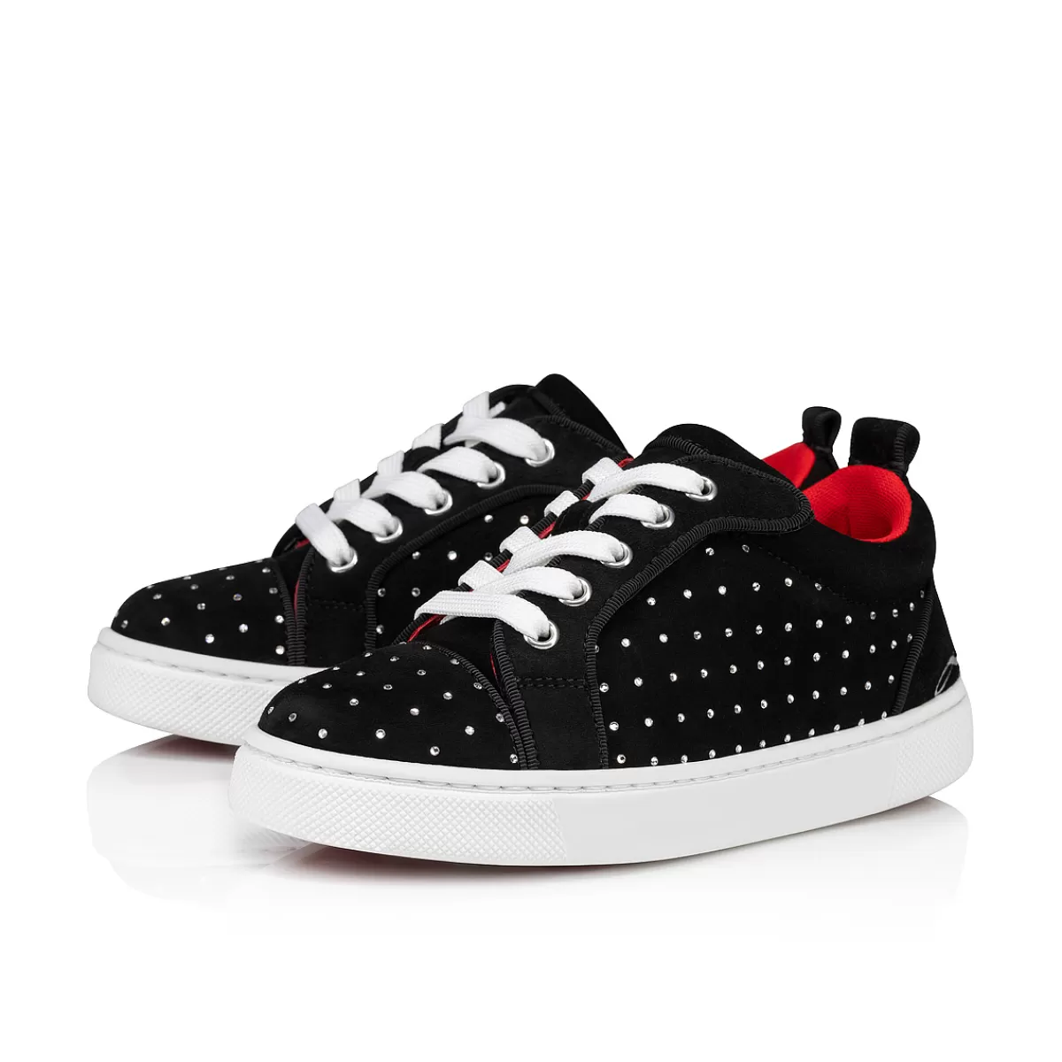 Kids/BOY Christian Louboutin Funnyto Plum Strass