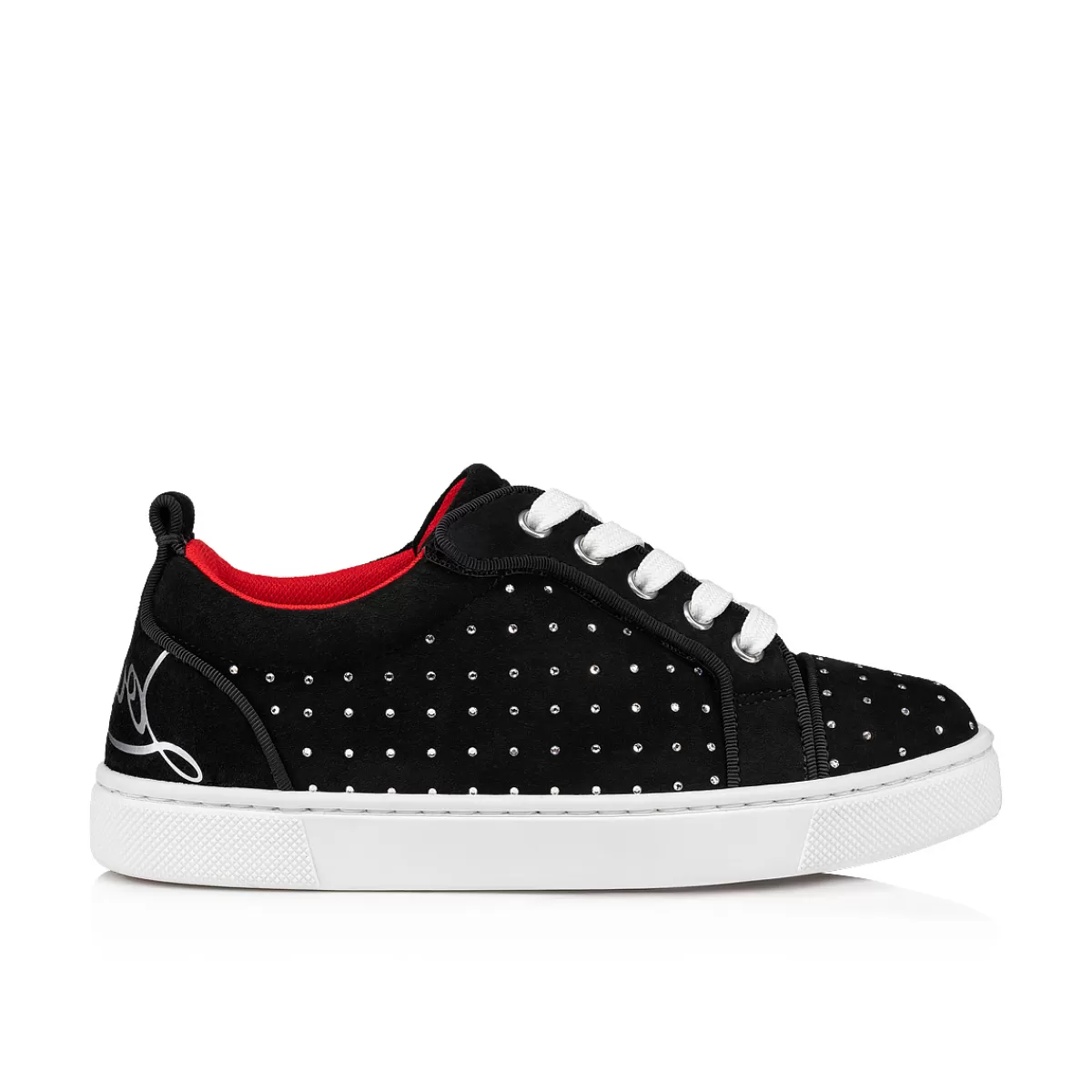 Kids/BOY Christian Louboutin Funnyto Plum Strass