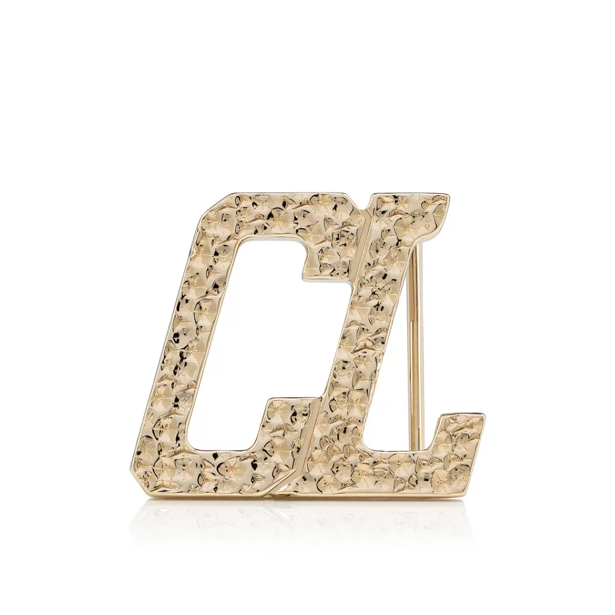 Christian Louboutin Happy Rui CL Logo Belt Buckle