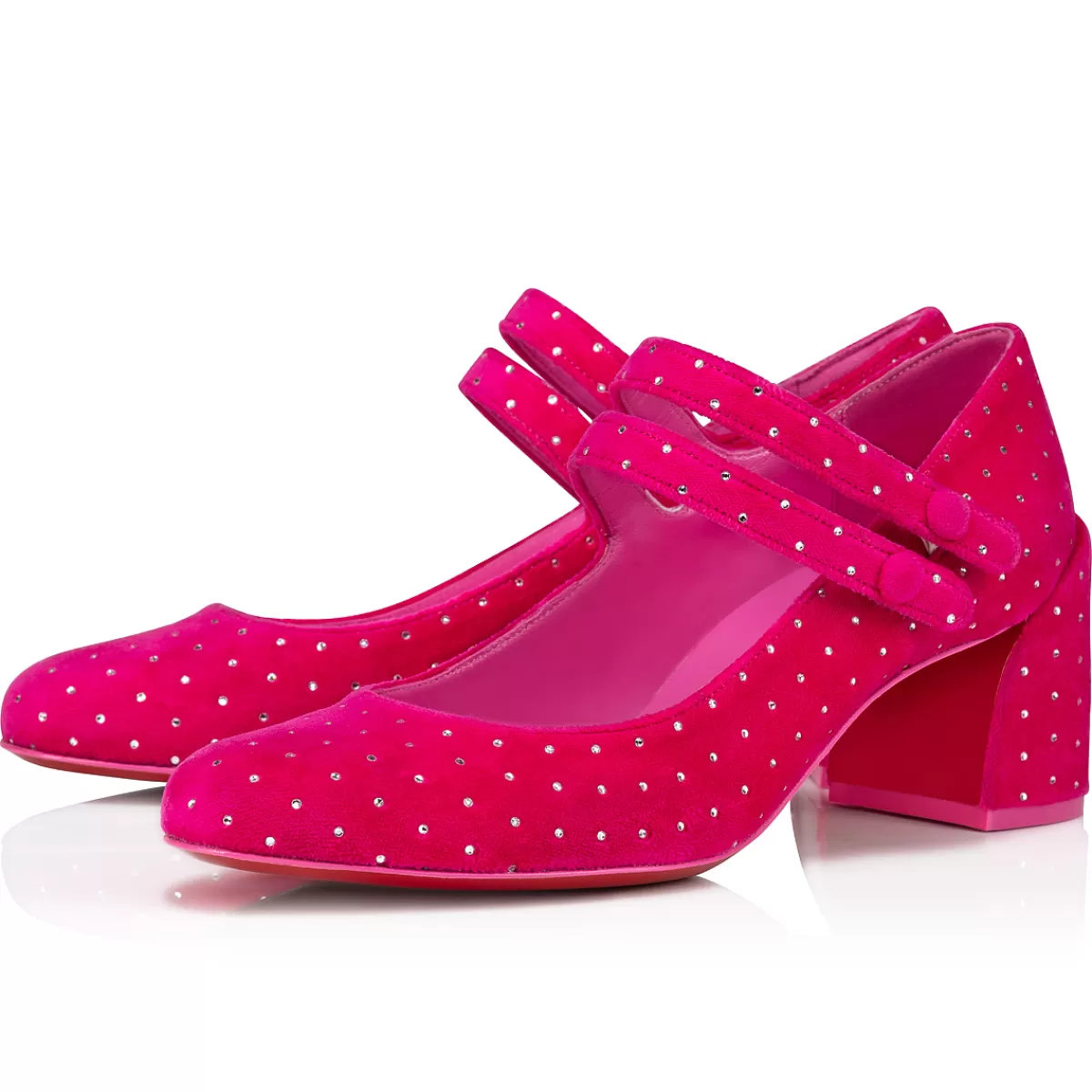 Christian Louboutin Miss Jane Plum Strass