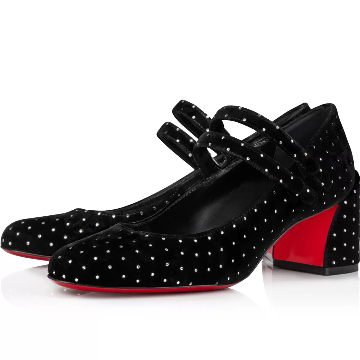 Christian Louboutin Miss Jane Plum Strass