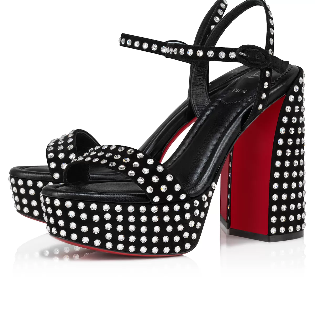 Christian Louboutin Movida Jane Sandal Strass Boum