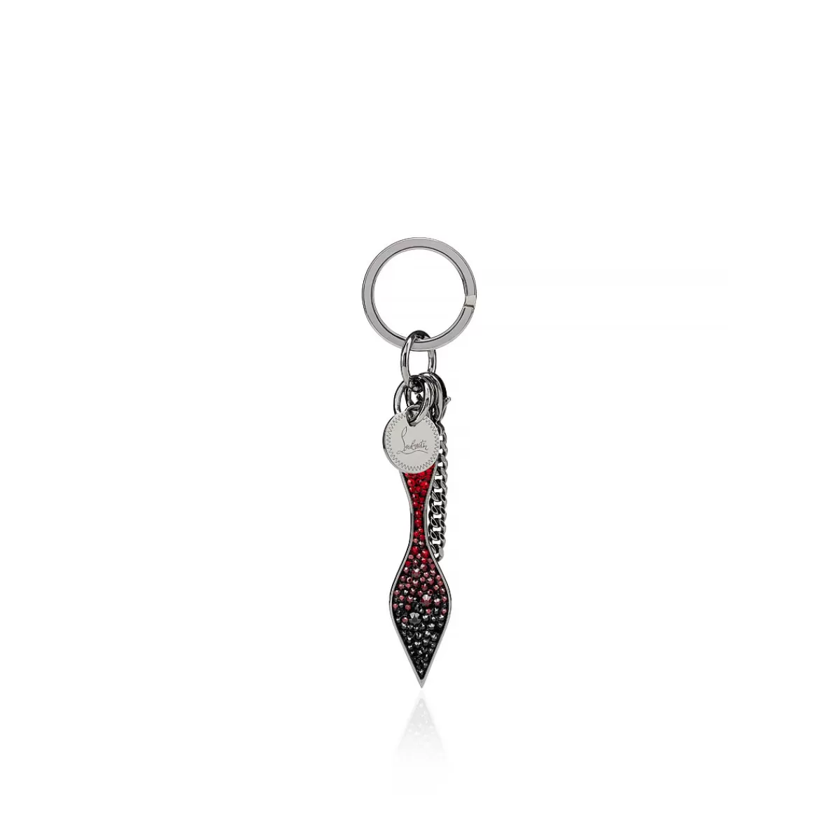 Women Christian Louboutin Red Sole Keyring