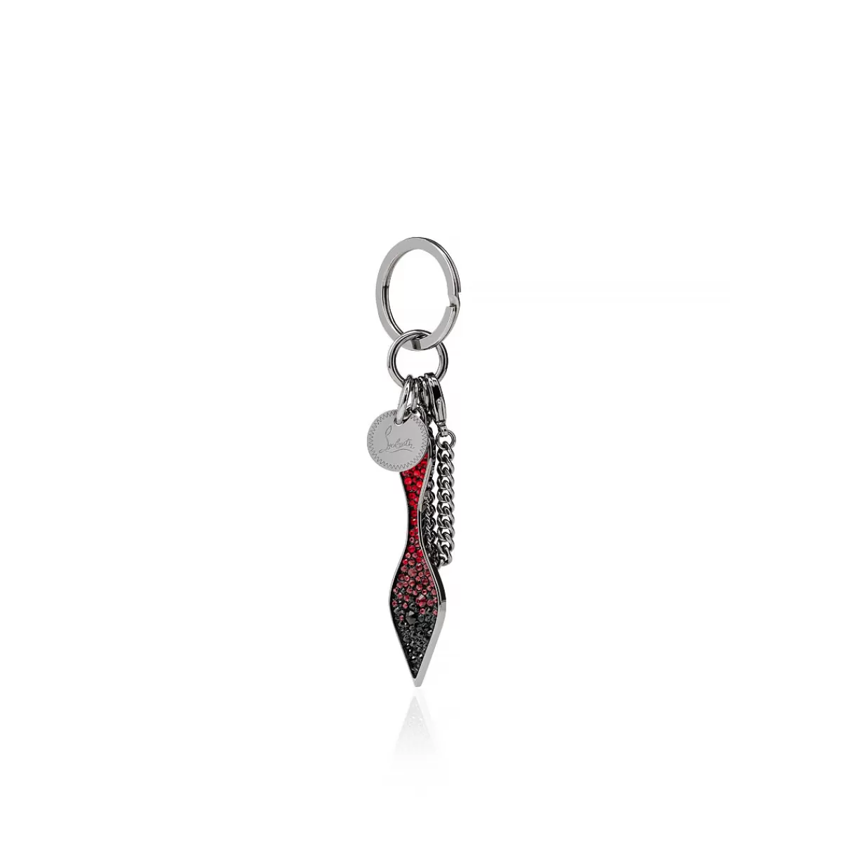 Women Christian Louboutin Red Sole Keyring